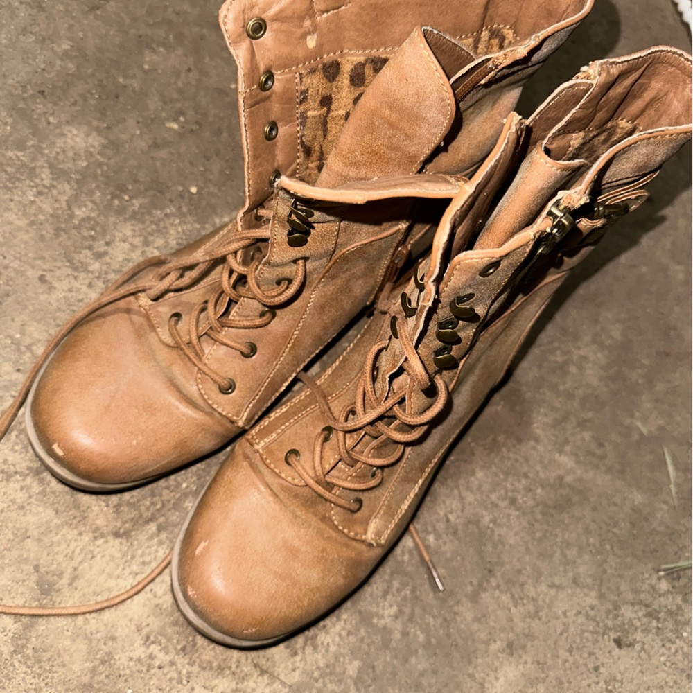 Lace Up Boots